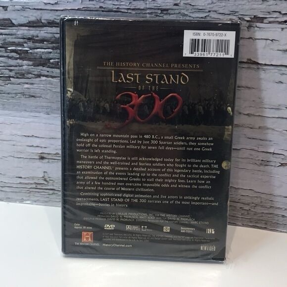 LAST Stand of the 300 History Channel Dvd Sealed - Picture 2 of 2